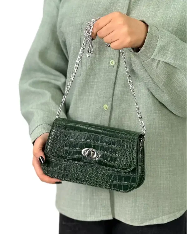 کیف زنانه چرم مدل دانژه - Image 6