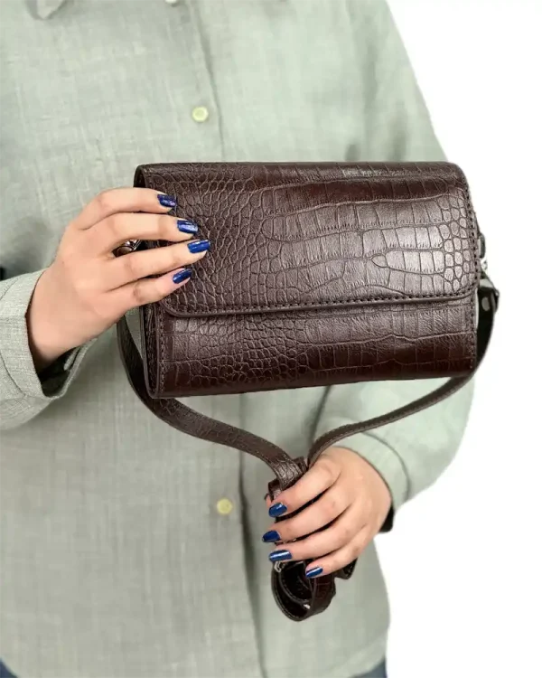 کیف زنانه چرمی مدل انجلینا - Image 15