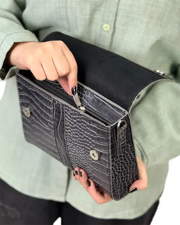 کیف زنانه چرمی مدل ایوانکا - Image 6
