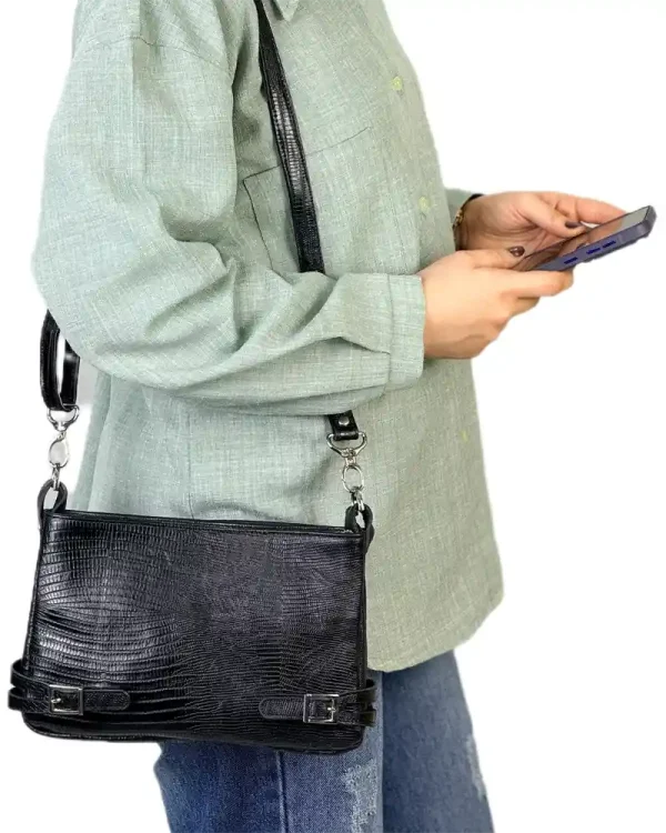 کیف زنانه چرم دوشی زنانه مدل دیبا - Image 6