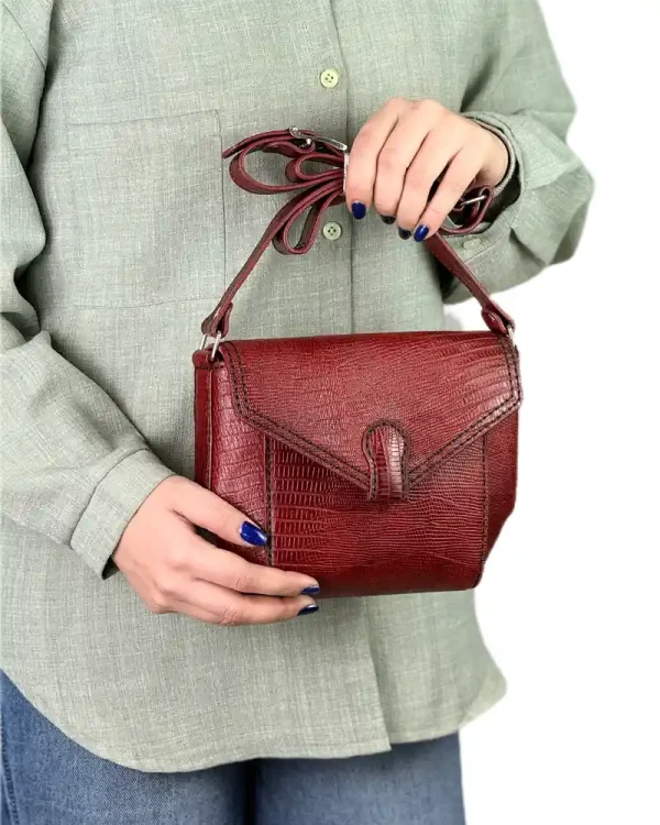 کیف چرم دوشی زنانه مدل ریچل - Image 5
