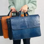 کیف اداری چرم طبیعی مدل البرتو بزرگ کاور اصلی