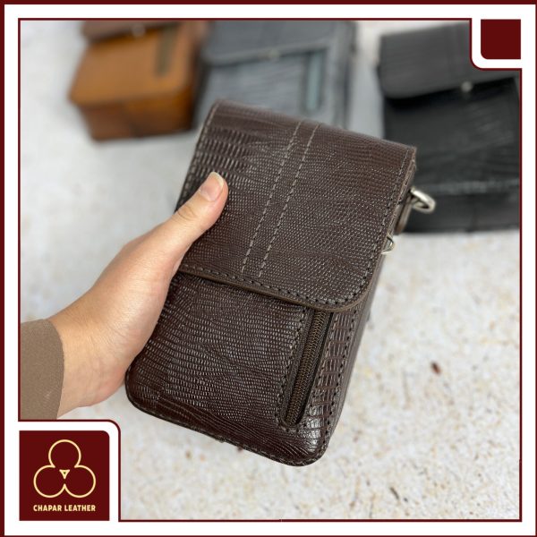 کیف اسپرت چرم طبیعی کوچک مدل کارلوس - Image 11
