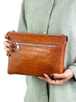 کیف چرم دوشی زنانه مدل ترانه - Image 10