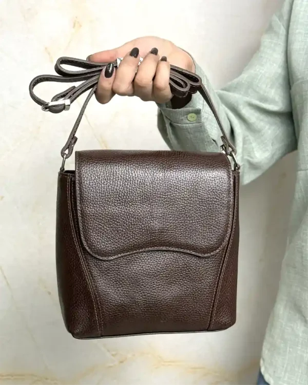 کیف زنانه چرمی دوشی زنانه مدل دردانه - Image 6