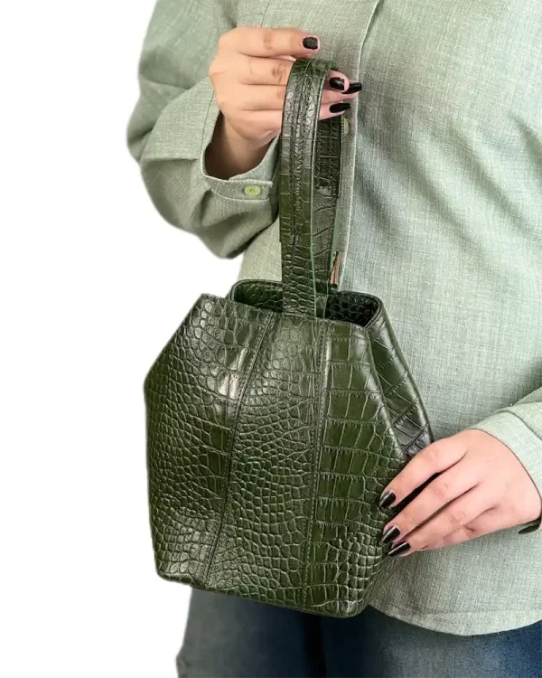 کیف زنانه چرمی شیک مدل دلاتی - Image 6