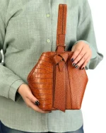 کیف زنانه چرمی شیک مدل دلاتی - Image 10