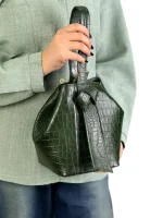 کیف زنانه چرمی شیک مدل دلاتی - Image 11