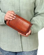 کیف چرم دوشی زنانه مدل سامانتا - Image 18
