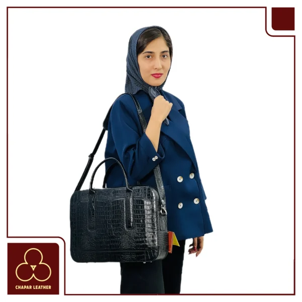 کیف اداری چرم مدل ساینار - Image 4