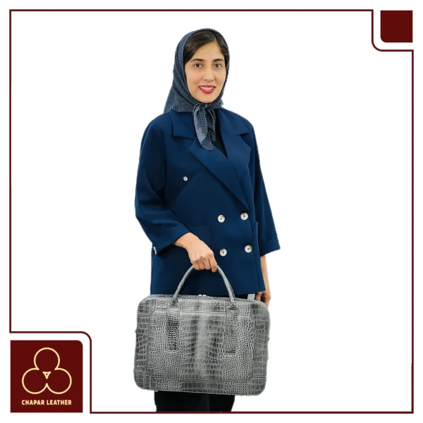 کیف اداری چرم مدل ساینار - Image 5