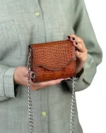 کیف چرم زنانه دوشی مدل لیونا - Image 3
