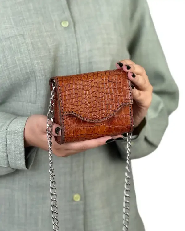 کیف چرم زنانه دوشی مدل لیونا - Image 3