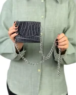 کیف چرم زنانه دوشی مدل لیونا - Image 8