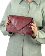 کیف زنانه کوچک چرم طبیعی مدل نیور - Image 3