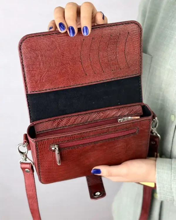 کیف زنانه چرم کوچک مدل ونوس - Image 8