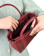 کیف دستی چرم زنانه مدل الما کوچک - Image 12