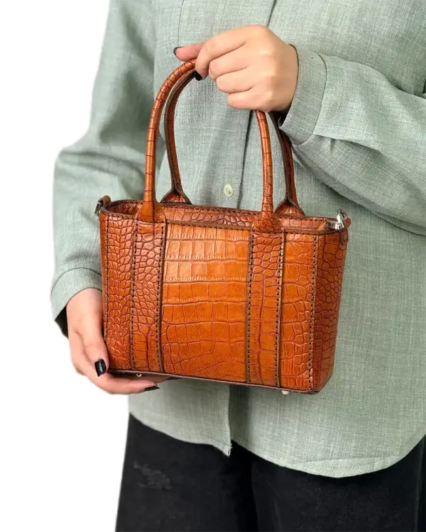 کیف دستی چرم زنانه مدل الما کوچک - Image 9