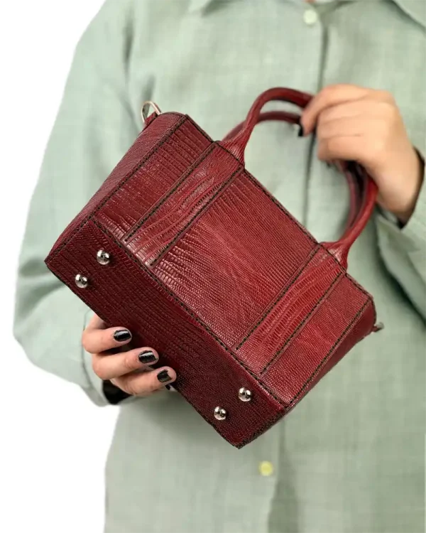 کیف دستی چرم زنانه مدل الما کوچک - Image 10