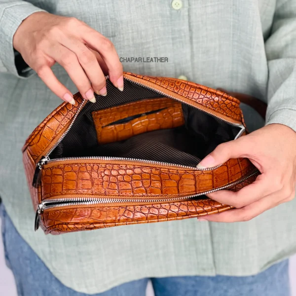 شوزبگ مردانه چرم مدل بردیا بزرگ - Image 13