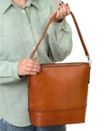 کیف دستی چرم زنانه مدل دینا بزرگ - Image 3