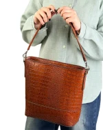 کیف دستی چرم زنانه مدل دینا بزرگ - Image 8