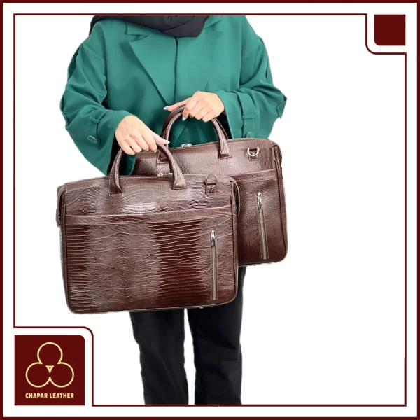 کیف اداری سولماز قهوه ای