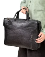 کیف اداری چرمی مدل سولماز - Image 5