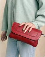 کیف دوشی چرم زنانه مدل طوبی - Image 7