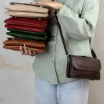 کیف دوشی چرم زنانه مدل طوبی
