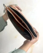 کیف دوشی چرم زنانه مدل طوبی - Image 9