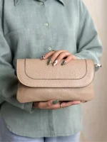 کیف دوشی چرم زنانه مدل طوبی - Image 4