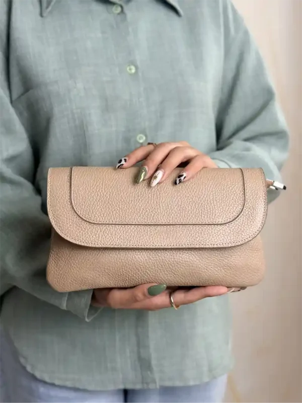 کیف دوشی چرم زنانه مدل طوبی - Image 4