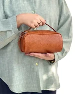 شوزبگ دستی چرم طبیعی مدل بردیا کوچک - Image 7