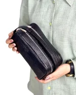 شوزبگ دستی چرم طبیعی مدل بردیا کوچک - Image 10