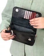 کیف دستی چرم زنانه مدل مونیکا کوچک - Image 18
