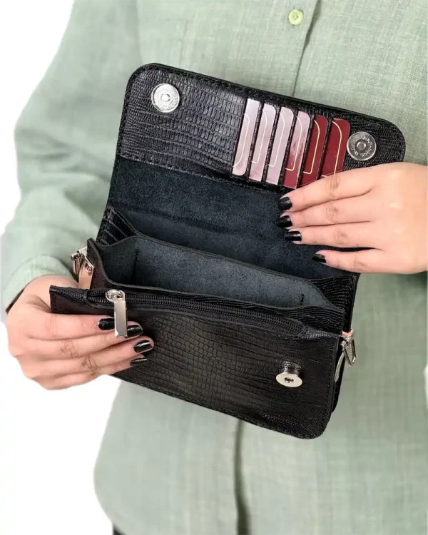 کیف دستی چرم زنانه مدل مونیکا کوچک - Image 18