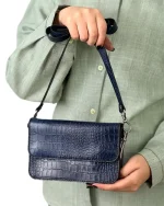 کیف دستی چرم زنانه مدل مونیکا کوچک - Image 8
