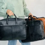 کیف اداری چرم طبیعی مدل سروش