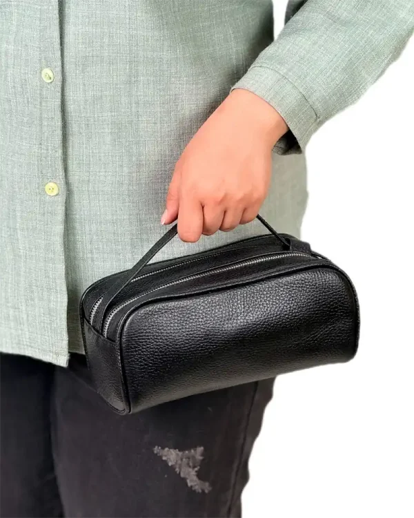 شوزبگ دستی چرم طبیعی مدل بردیا کوچک - Image 5