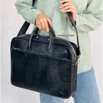 کیف اداری چرم طبیعی مدل سروش - Image 2