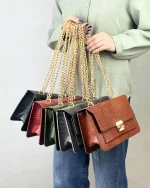 کیف چرمی زنانه مدل ملانی بزرگ