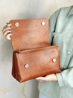 کیف چرمی زنانه مدل تیام بزرگ - Image 21
