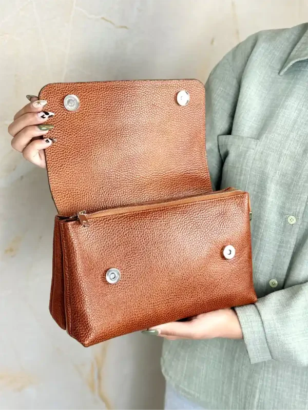 کیف چرمی زنانه مدل تیام بزرگ - Image 21