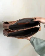 کیف چرمی زنانه مدل تیام بزرگ - Image 23