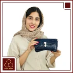 کیف مجلسی چرم زنانه جورجیا سورمه ای
