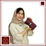کیف مجلسی چرم زنانه جورجیا زرشکی