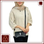 کیف مجلسی چرم زنانه جورجیا مشکی