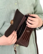 کیف مجلسی چرم زنانه مدل جورجیا - Image 17