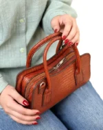 کیف چرم دستی و مجلسی زنانه مدل لارا - Image 10